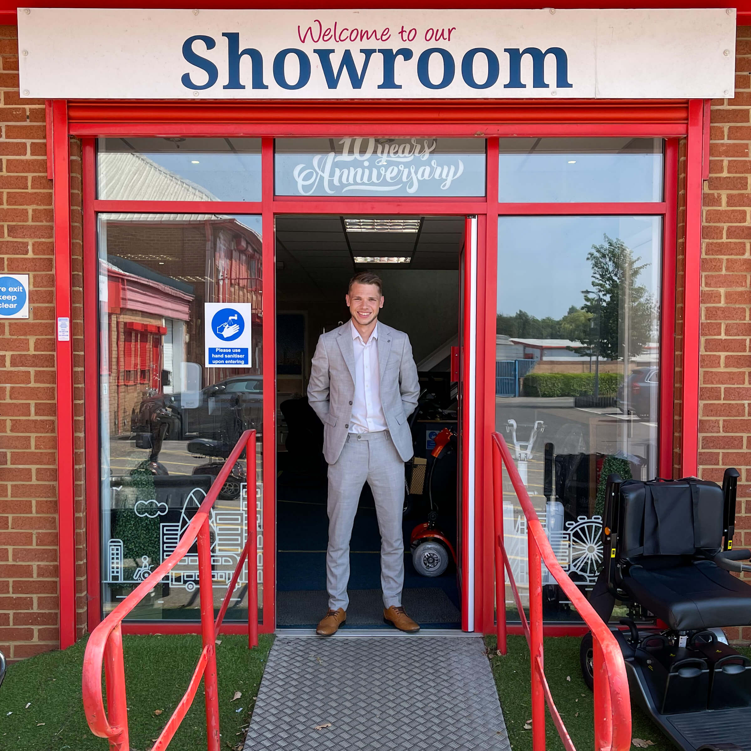 Joe is ready to greet you at our Waterlooville showroom Joe is ready to greet you at our Waterlooville showroom